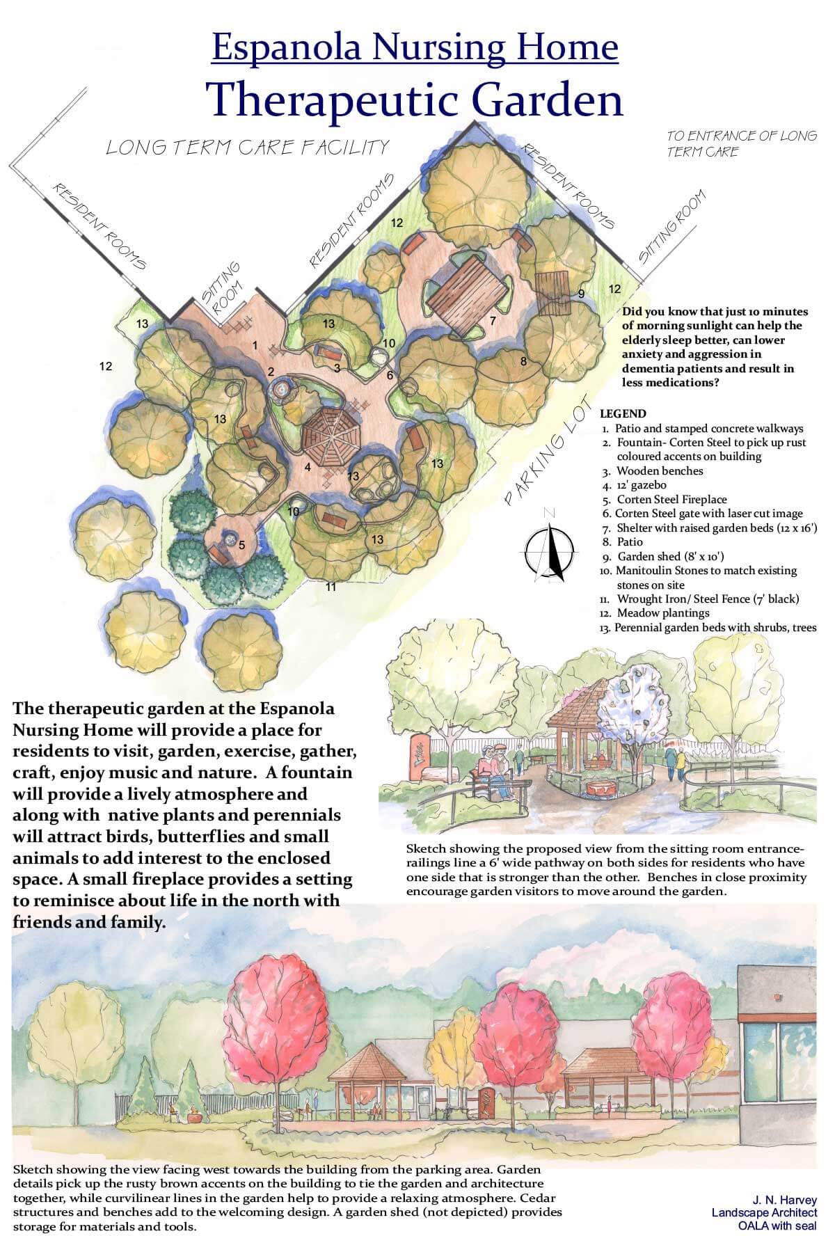 Espanola Hospital Conceptual Drawing